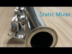 De epoxy-met een laag bedekte Van een flens voorzien Einden ontruimen Statische Mixer